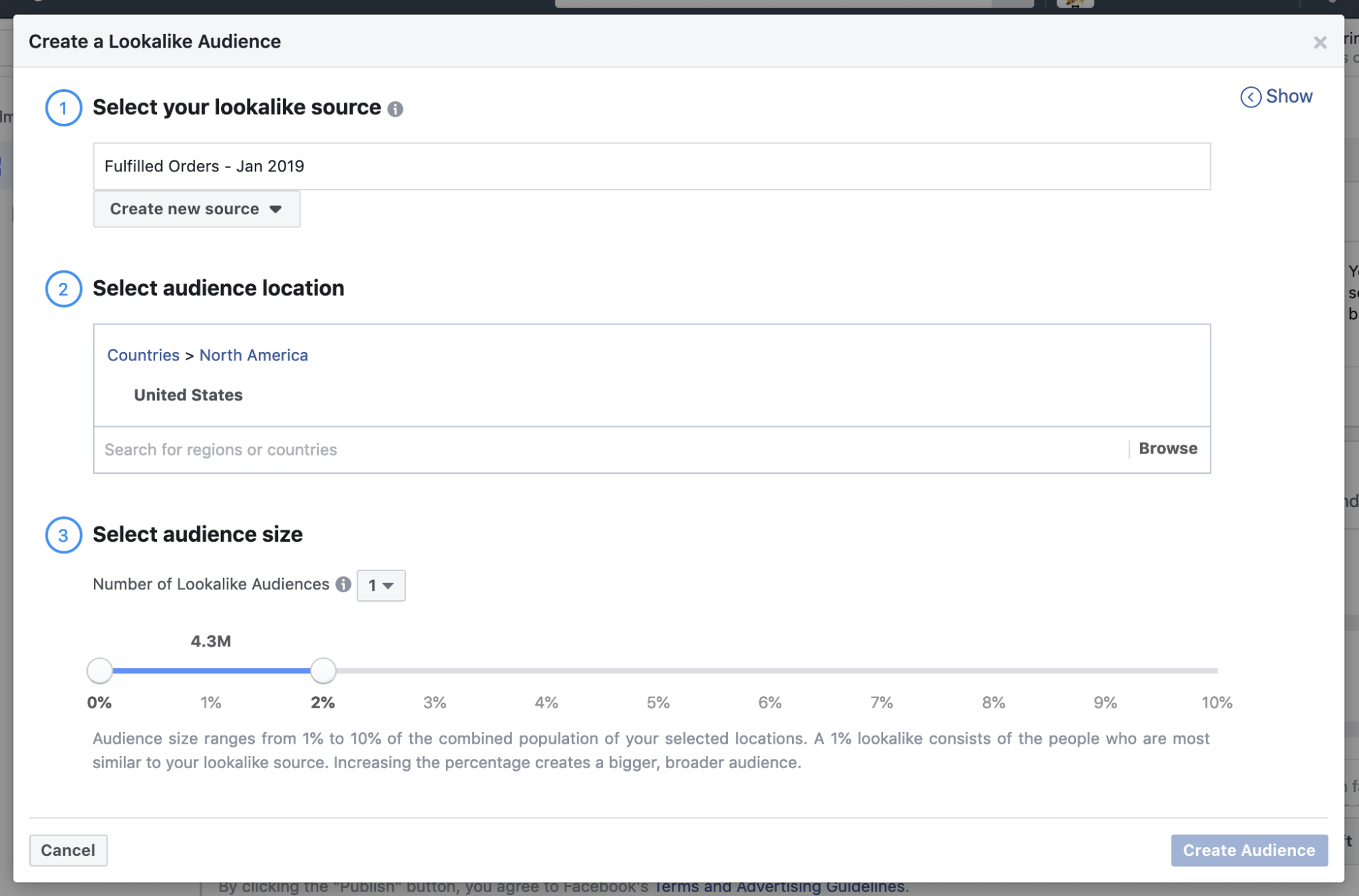 Test Different Lookalike Sizes (1% vs 2%)