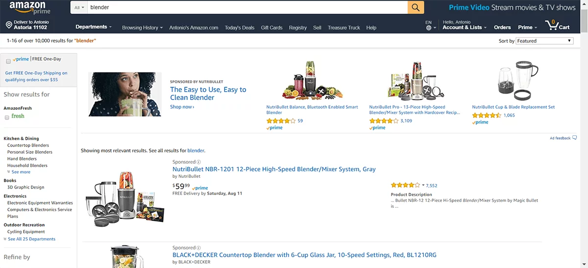 Amazon Sponsored Product Ad