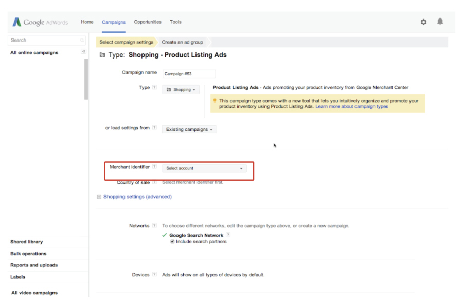 Google Shopping Ads Setup