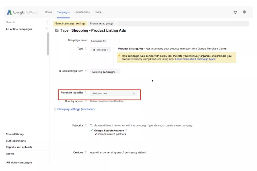 Google Shopping Ads Setup