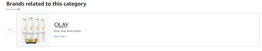example of a sponsored brand ad on Amazon