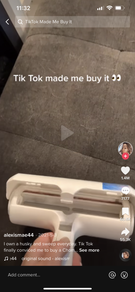 Example of TikTok made me buy it for Amazon